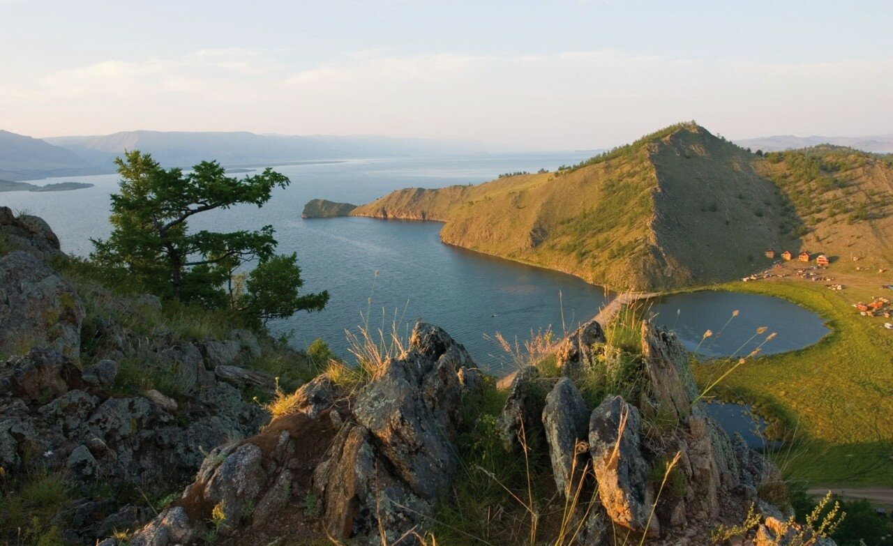 Куркутский залив Байкал зимой