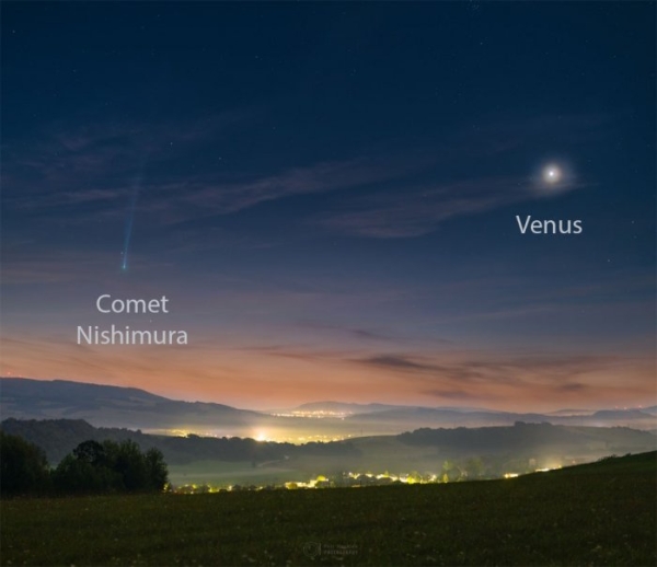 16 и 17 сентября иркутяне смогут увидеть комету Нишимура                            