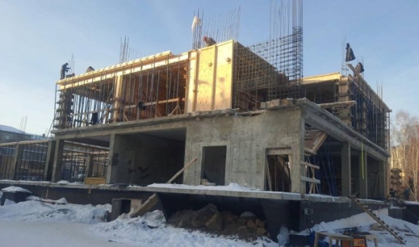 Строительство нового блока школы № 75 в Иркутске ведется в усиленном режиме                            