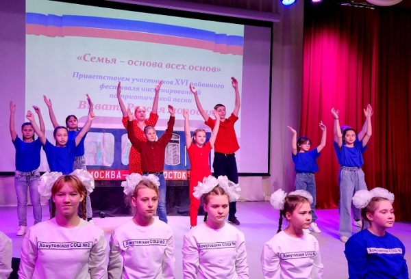 
			Победу в фестивале патриотической песни «Виват, Россия молодая!» одержала команда Хомутовской школы № 1		