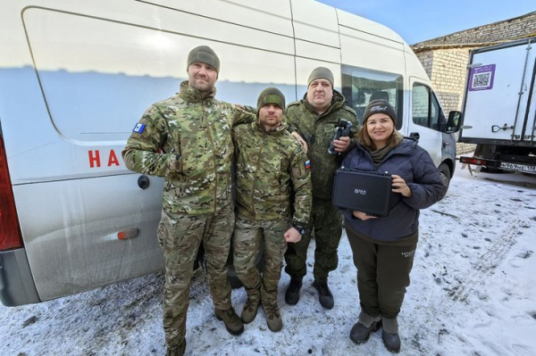 
                Бойцам из Иркутской области доставили в зону СВО рации, дроны и гуманитарную помощь
                
            