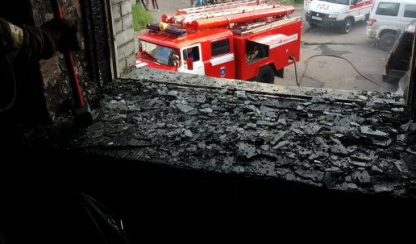 Огнеборцы спасли 24 человека при пожаре в Усолье-Сибирском                            