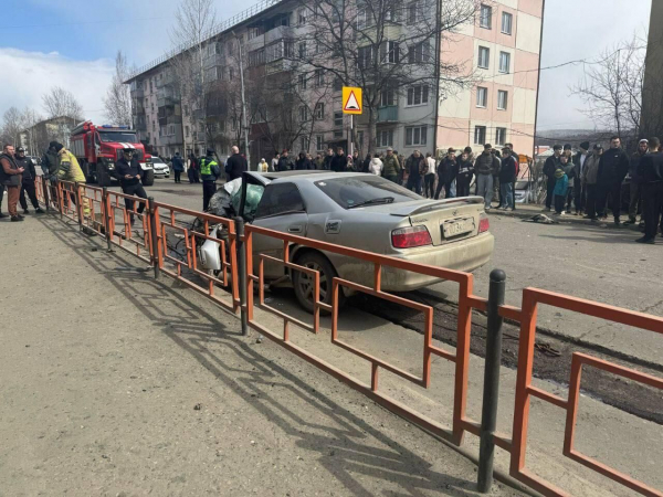 В Бодайбо при столкновении 4 автомобилей один человек погиб и трое пострадали