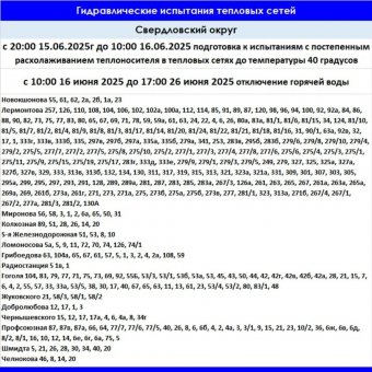 В части Свердловского округа Иркутска на 10 дней отключат горячую воду                            