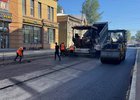 
                На Дзержинского завершили укладку нижнего слоя дорожного покрытия
                
            