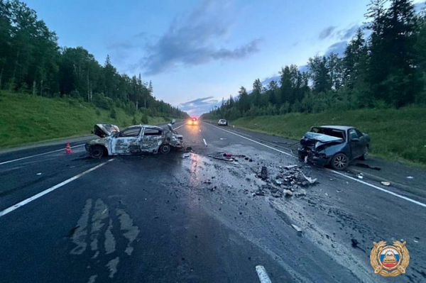 
                Водитель Toyota Carina погиб, врезавшись в Kia Rio на федеральной трассе в Тайшетском районе
                
            
