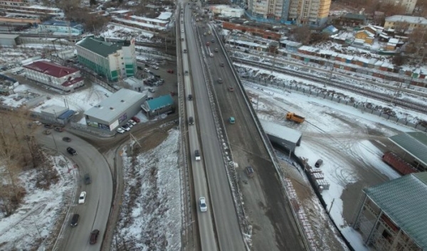 По второй части путепровода на Джамбула в Иркутске открыли движение                            