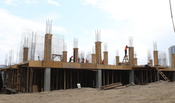 В Иркутске продолжается строительство детского сада в Нижней Лисихе                            
